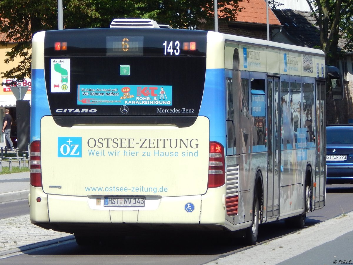 Mercedes Citaro II der VVR in Stralsund.