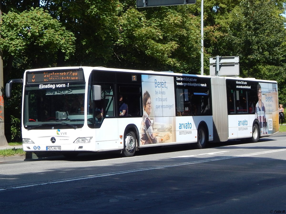 Mercedes Citaro II der VVR in Stralsund.