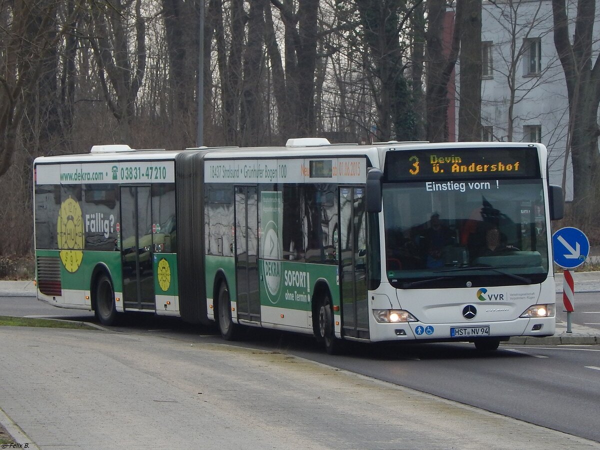 Mercedes Citaro II der VVR in Stralsund.