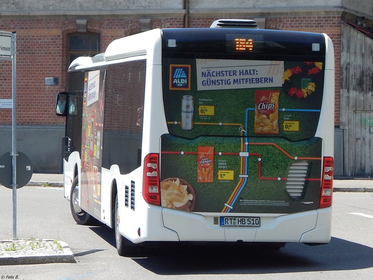 Mercedes Citaro III von Bader Reisen aus Deutschland in Nürtingen am 20.06.2018