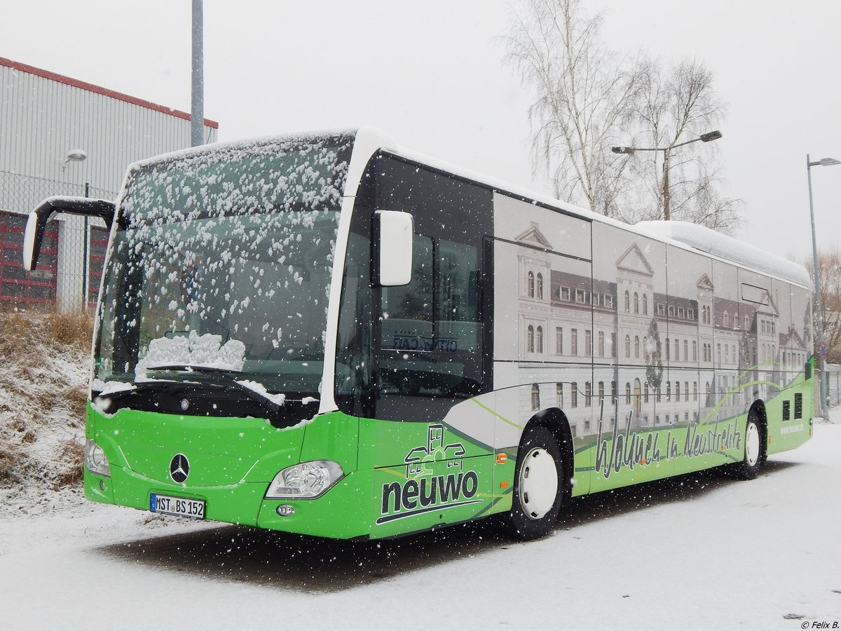 Mercedes Citaro III von Becker-Strelitz Reisen aus Deutschland in Neubrandenburg.