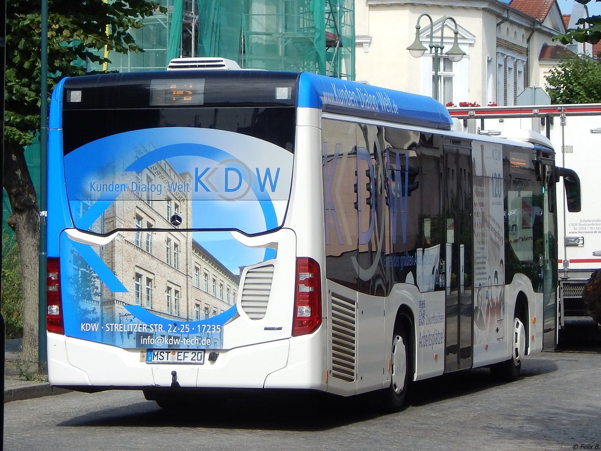 Mercedes Citaro III von Becker-Strelitz Reisen aus Deutschland in Neustrelitz. 