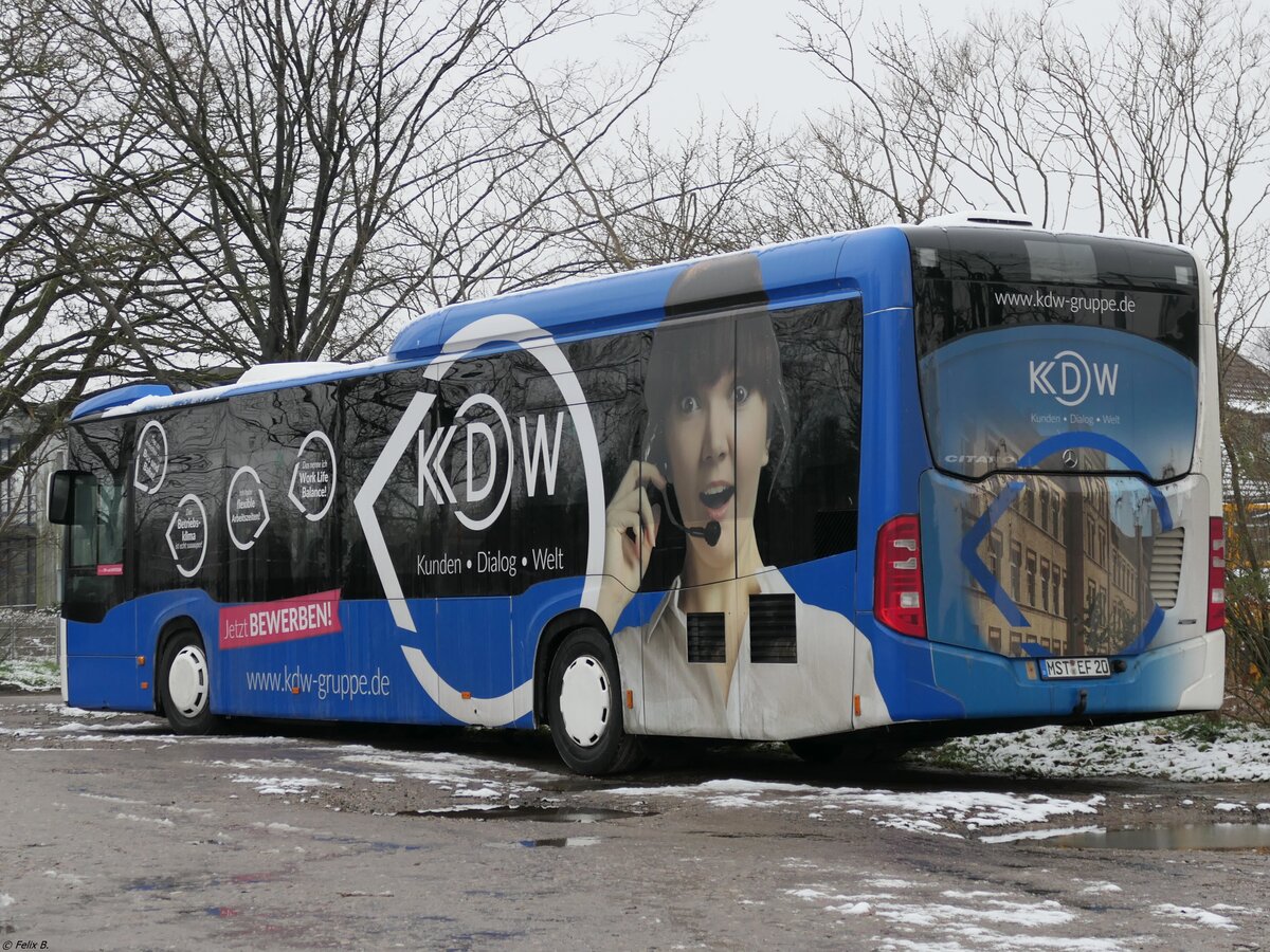 Mercedes Citaro III von Becker-Strelitz Reisen aus Deutschland in Neubrandenburg.