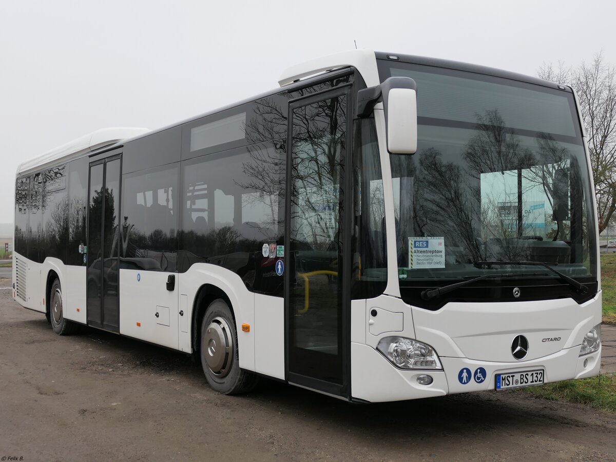 Mercedes Citaro III von Becker-Strelitz Reisen aus Deutschland in Neubrandenburg.