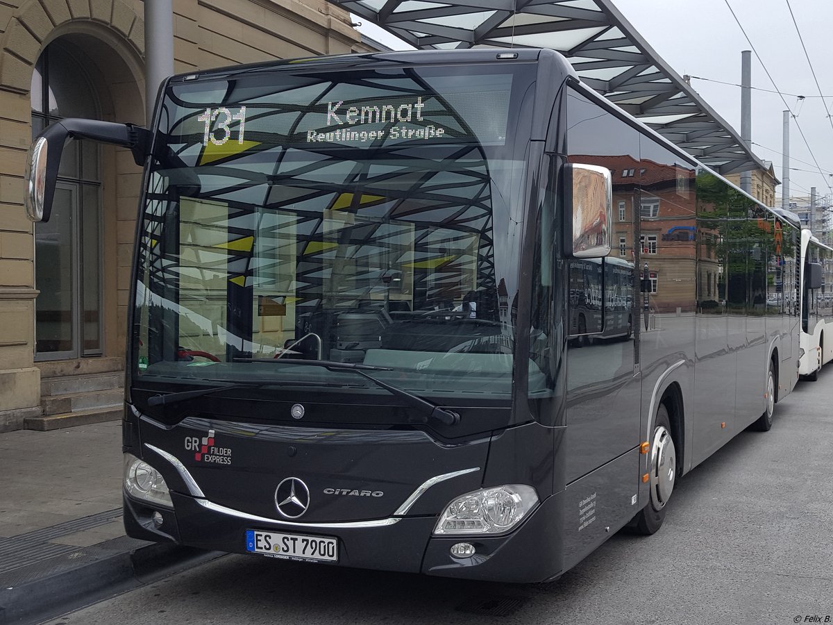 Mercedes Citaro III von GR Omnibus in Esslingen.