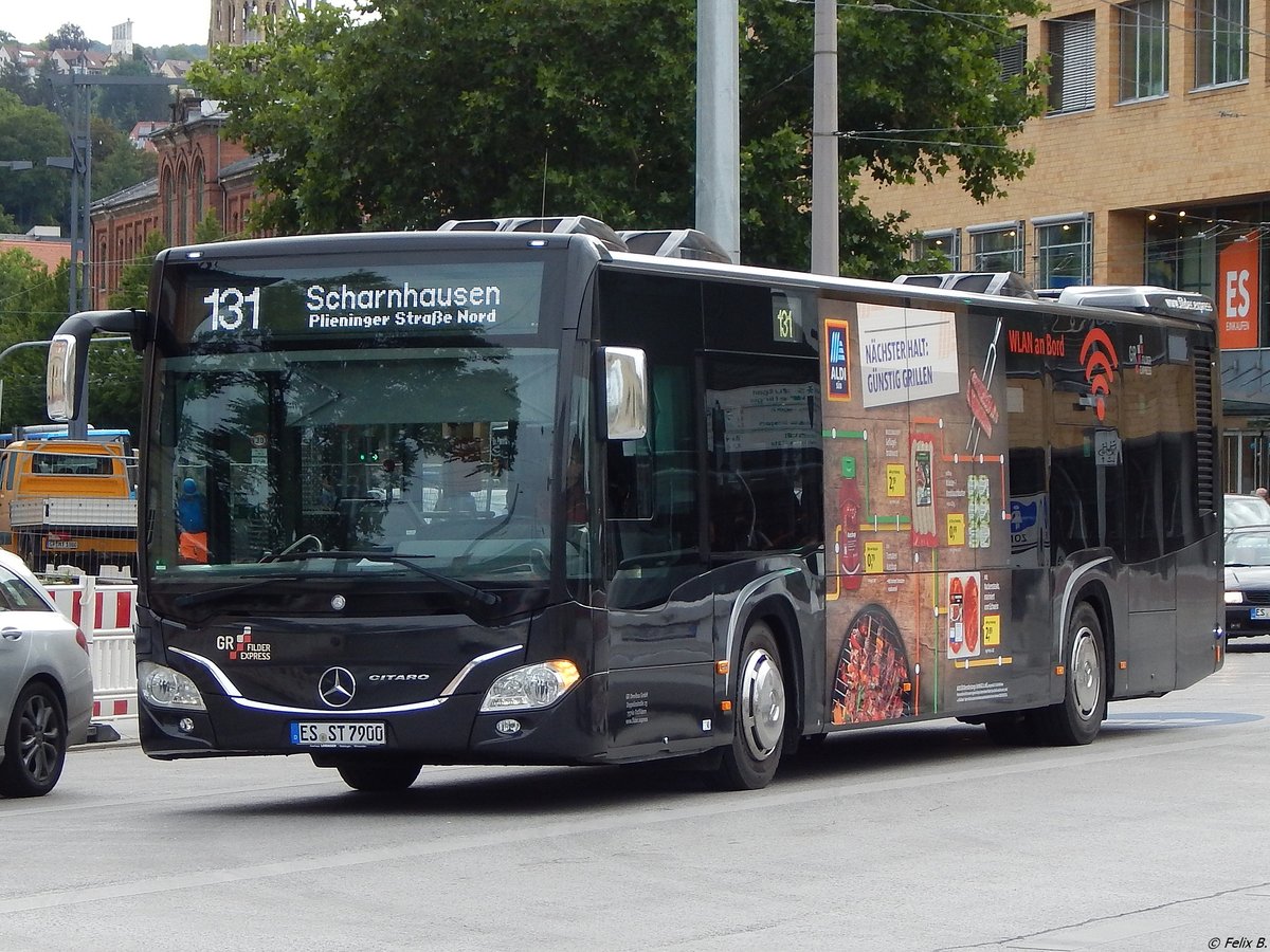 Mercedes Citaro III von GR Omnibus in Esslingen.