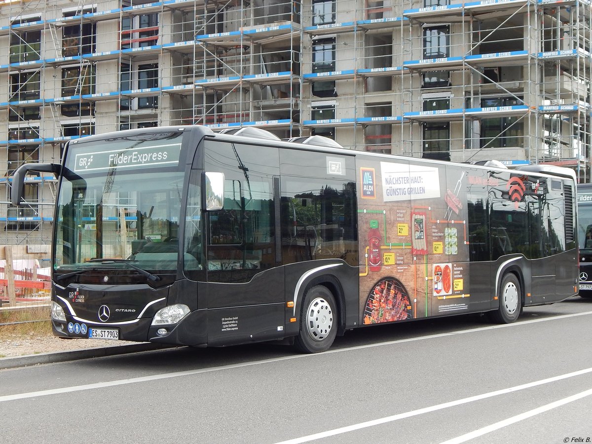 Mercedes Citaro III von GR Omnibus in Esslingen.