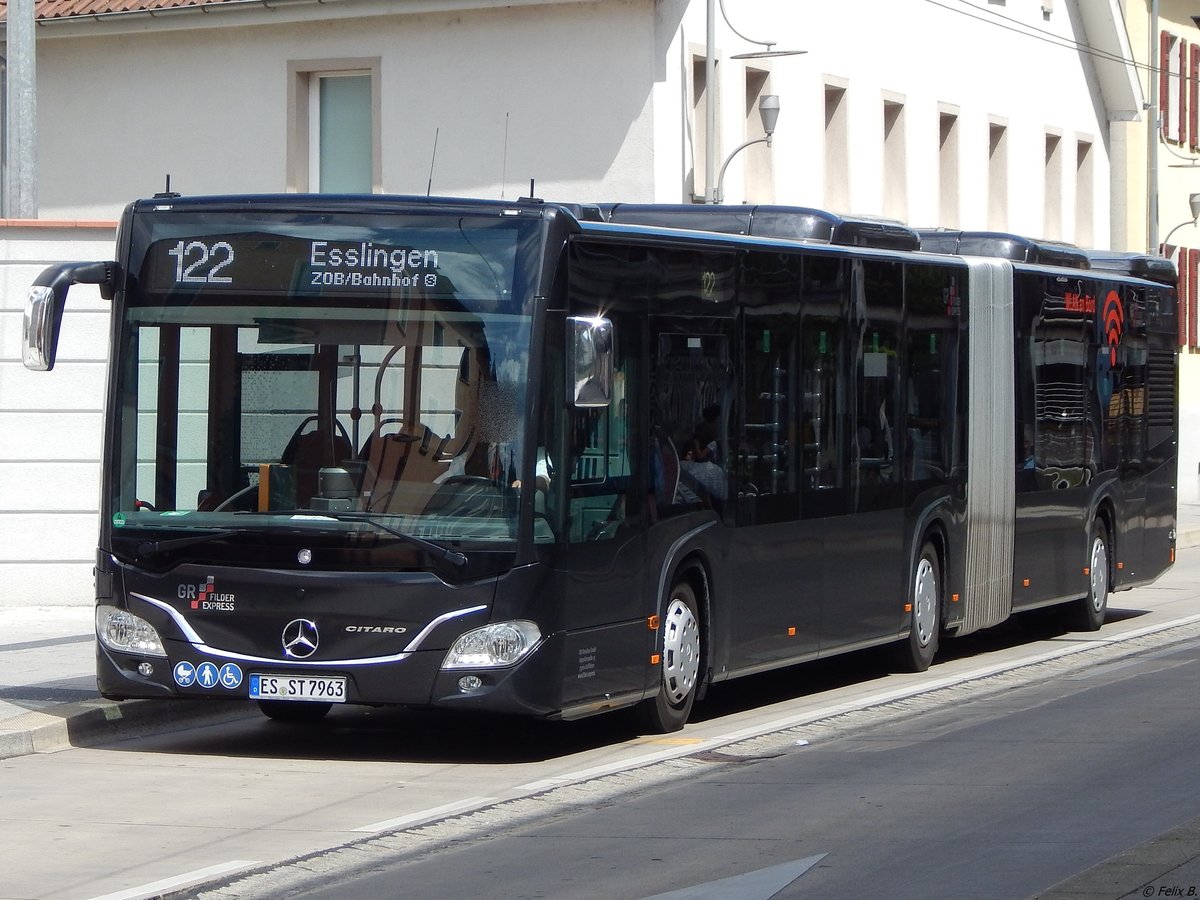 Mercedes Citaro III von GR Omnibus in Esslingen.