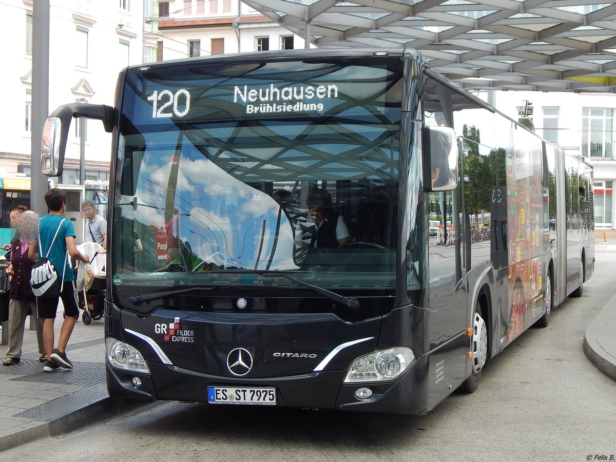 Mercedes Citaro III von GR Omnibus in Esslingen.