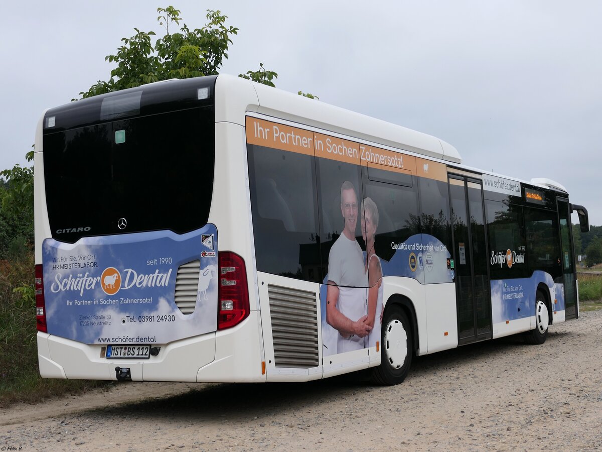 Mercedes Citaro III LE Ü von Becker-Strelitz Reisen aus Deutschland in Wesenberg.