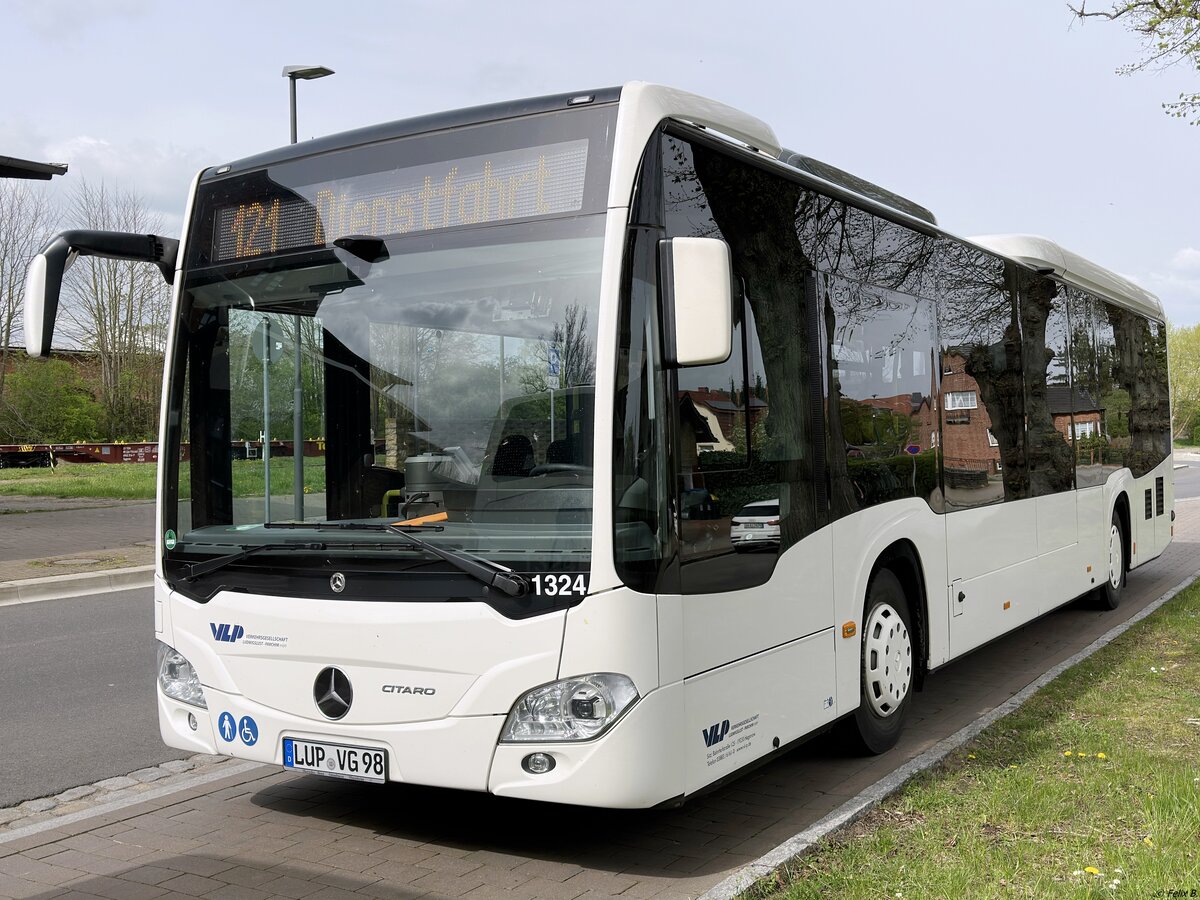 Mercedes Citaro III LE Ü der Verkehrsgesellschaft Ludwigslust-Parchim mbH in Plau am See. 