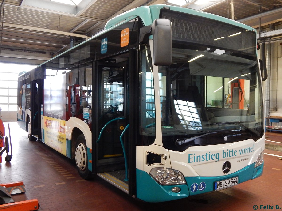 Mercedes Citaro III der Neubrandenburger Verkehrsbetriebe in Neubrandenburg.