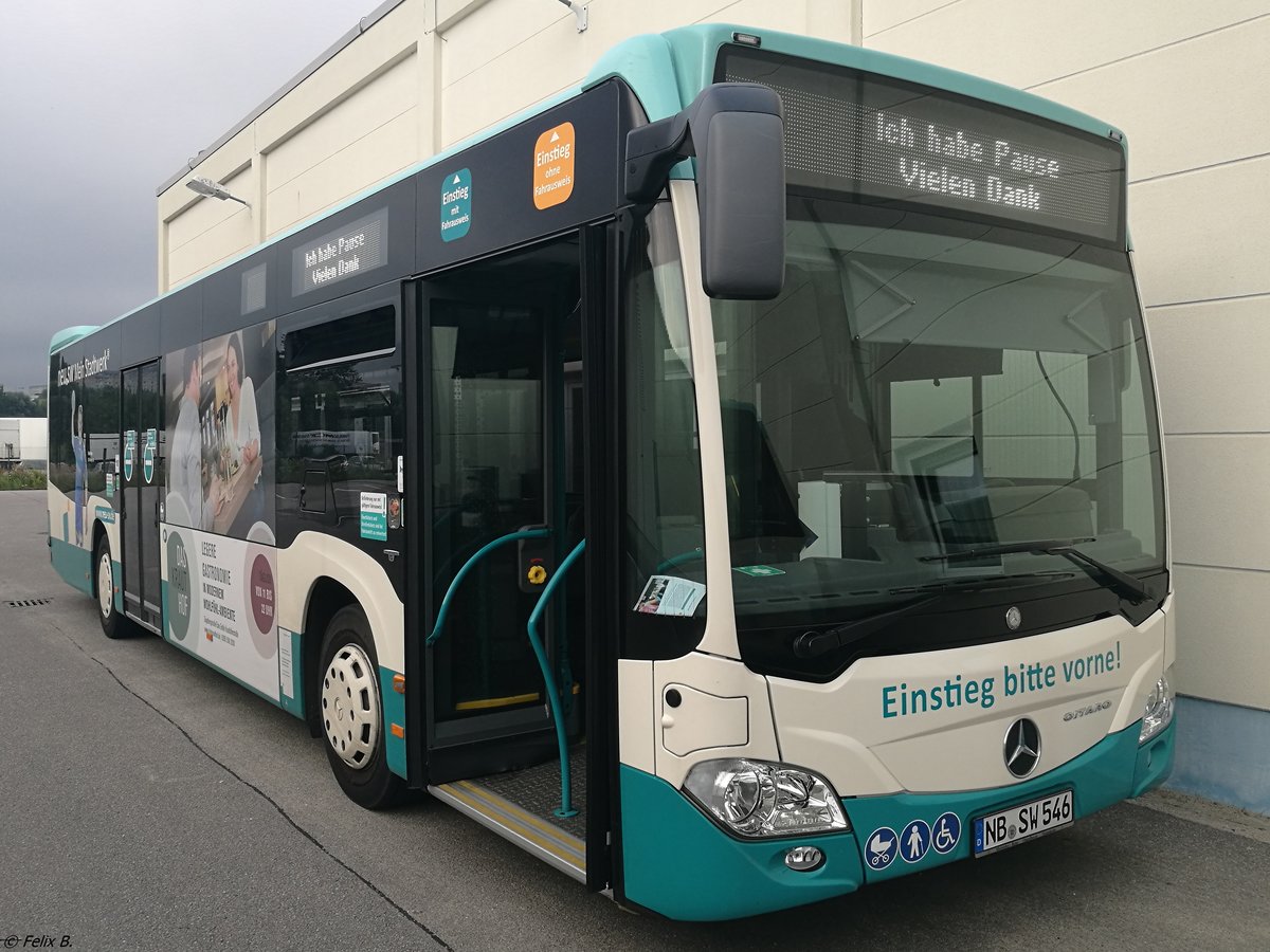 Mercedes Citaro III der Neubrandenburger Verkehrsbetriebe in Neubrandenburg.