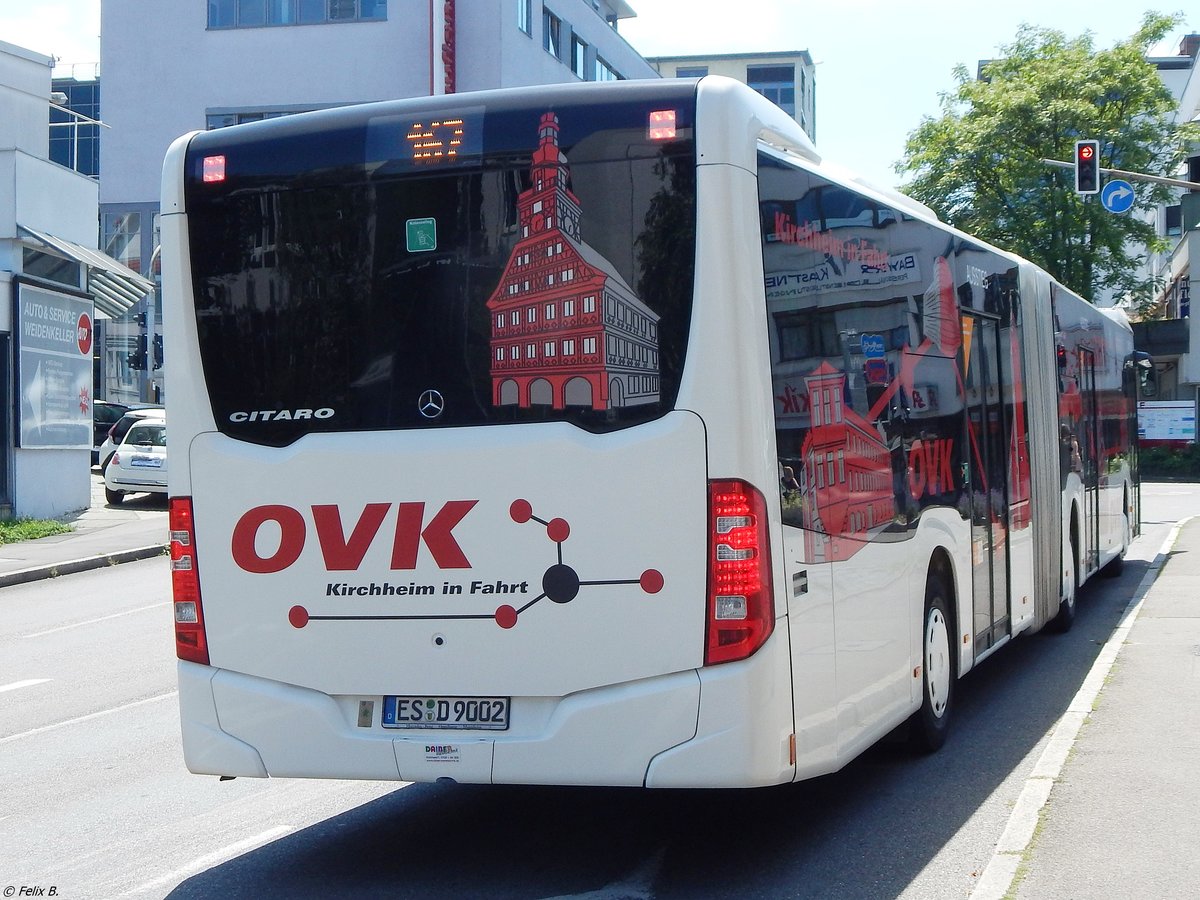 Mercedes Citaro III von Omnibusverkehr Kirchheim in Nürtingen.