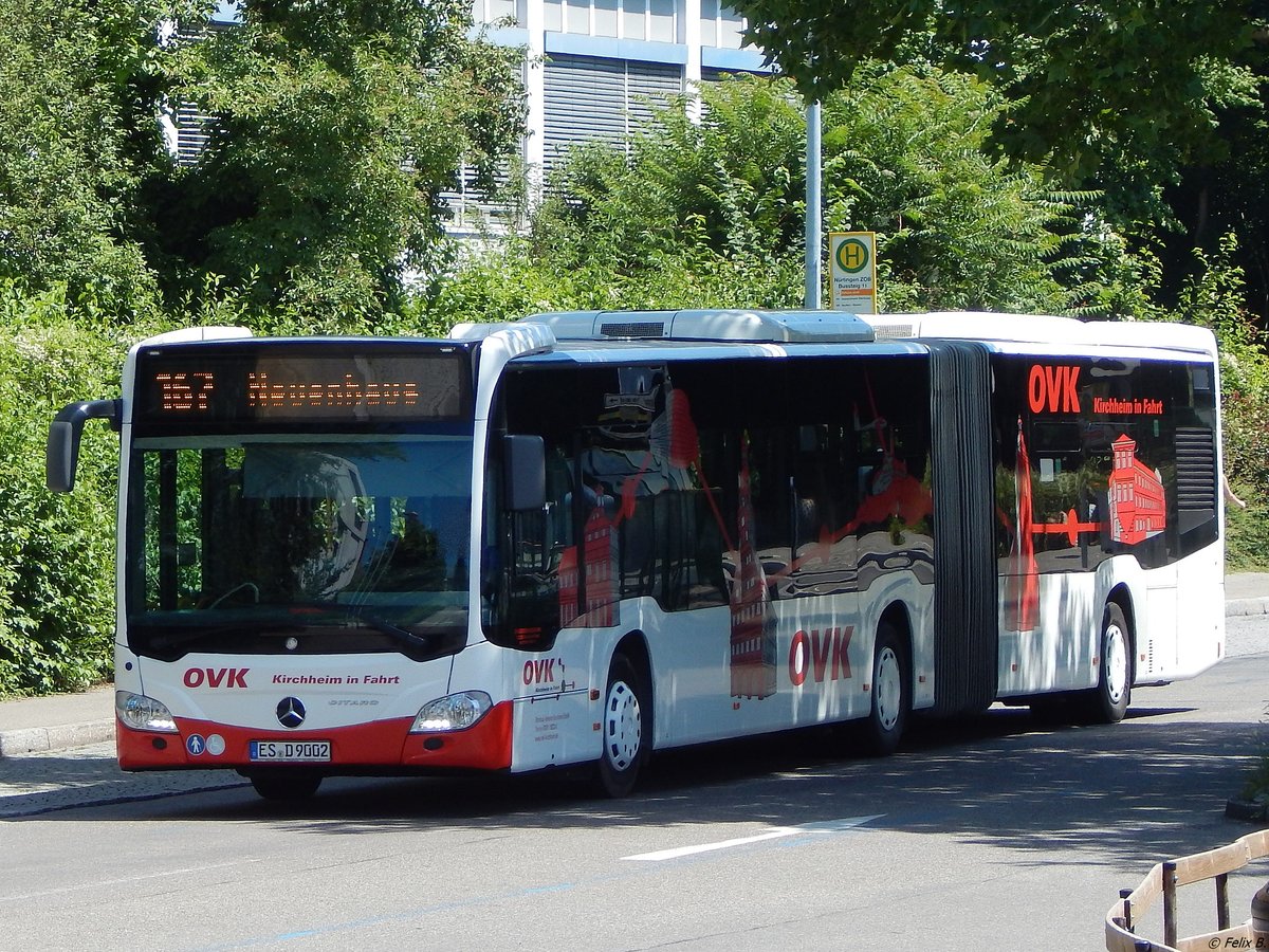 Mercedes Citaro III von Omnibusverkehr Kirchheim in Nürtingen.