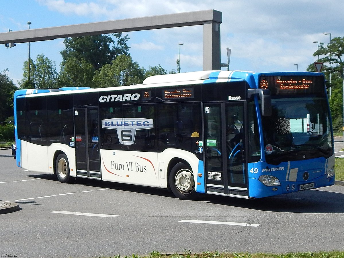 Mercedes Citaro III von Pflieger aus Deutschland in Sindelfingen.