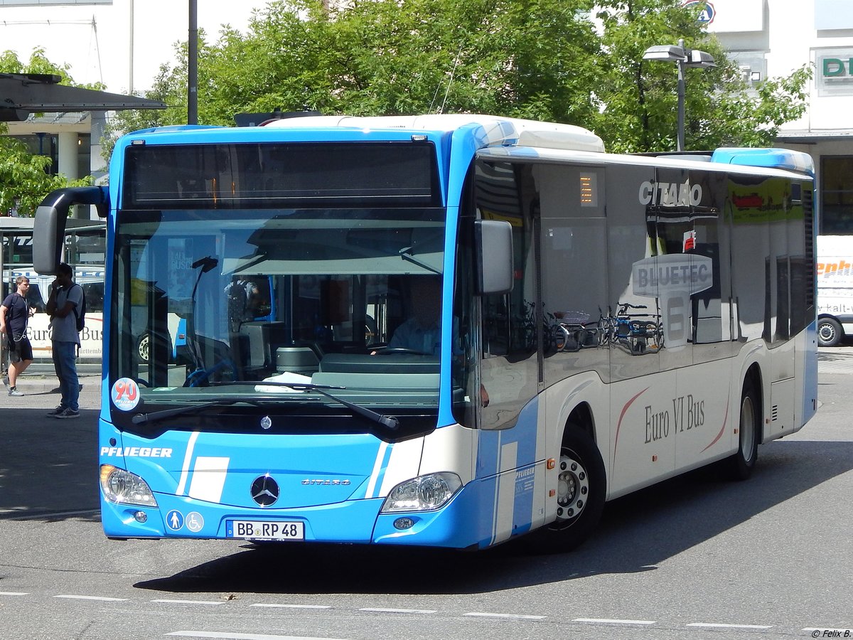 Mercedes Citaro III von Pflieger aus Deutschland in Sindelfingen.