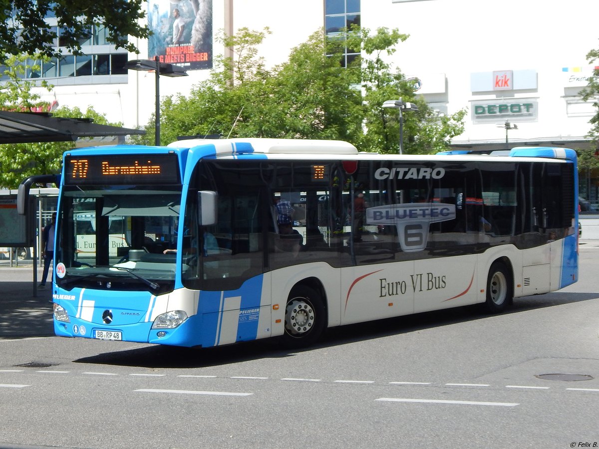 Mercedes Citaro III von Pflieger aus Deutschland in Sindelfingen.