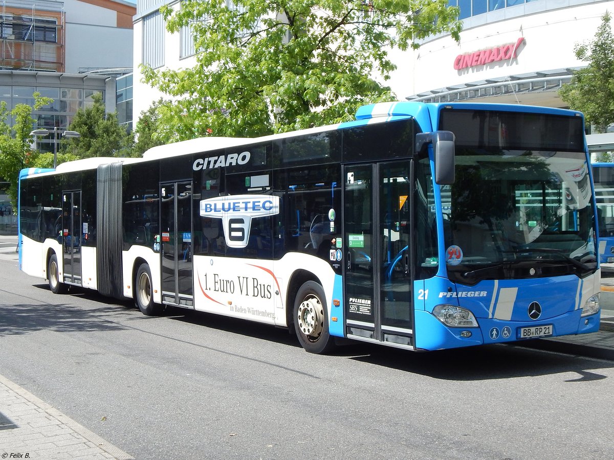 Mercedes Citaro III von Pflieger aus Deutschland in Sindelfingen.