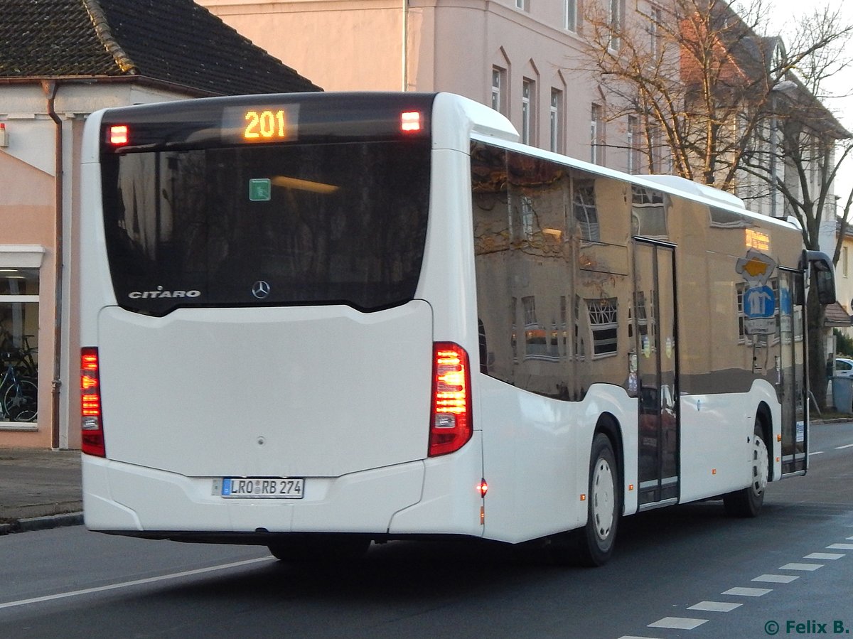 Mercedes Citaro III von Regionalbus Rostock in Güstrow. 