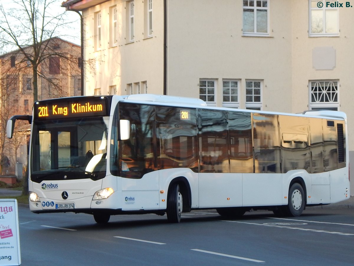 Mercedes Citaro III von Regionalbus Rostock in Güstrow. 