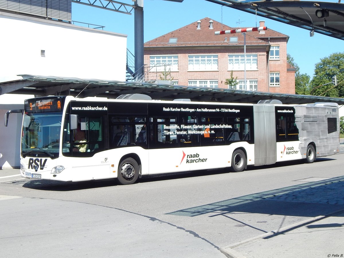 Mercedes Citaro III der Reutlinger Stadtverkehrsgesellschaft in Reutlingen.