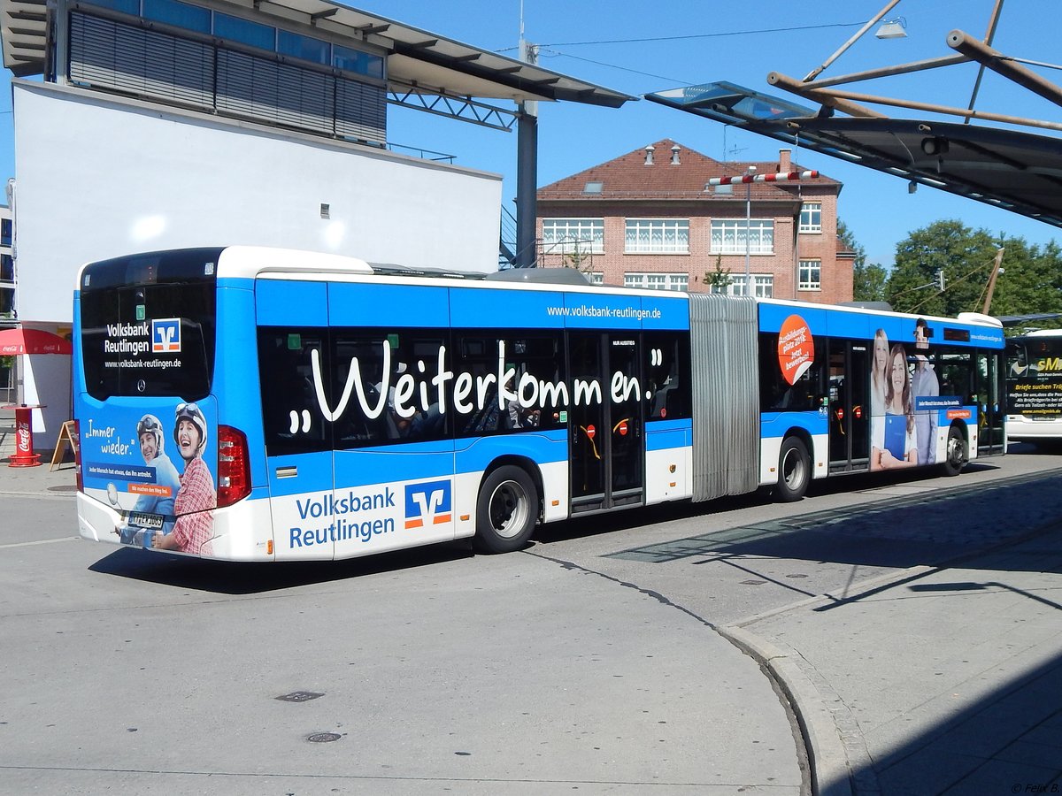 Mercedes Citaro III der Reutlinger Stadtverkehrsgesellschaft in Reutlingen.