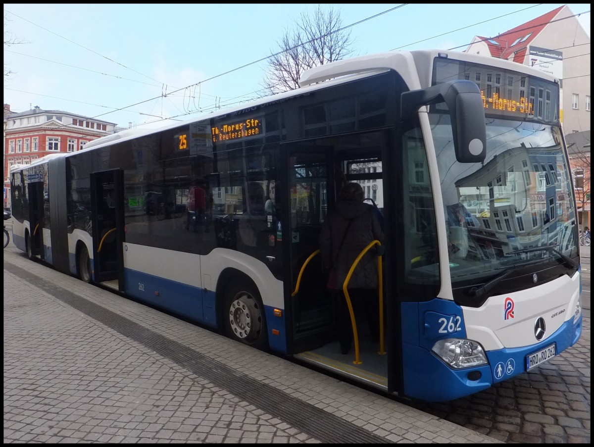 Mercedes Citaro III der Rostocker Straenbahn AG in Rostock.