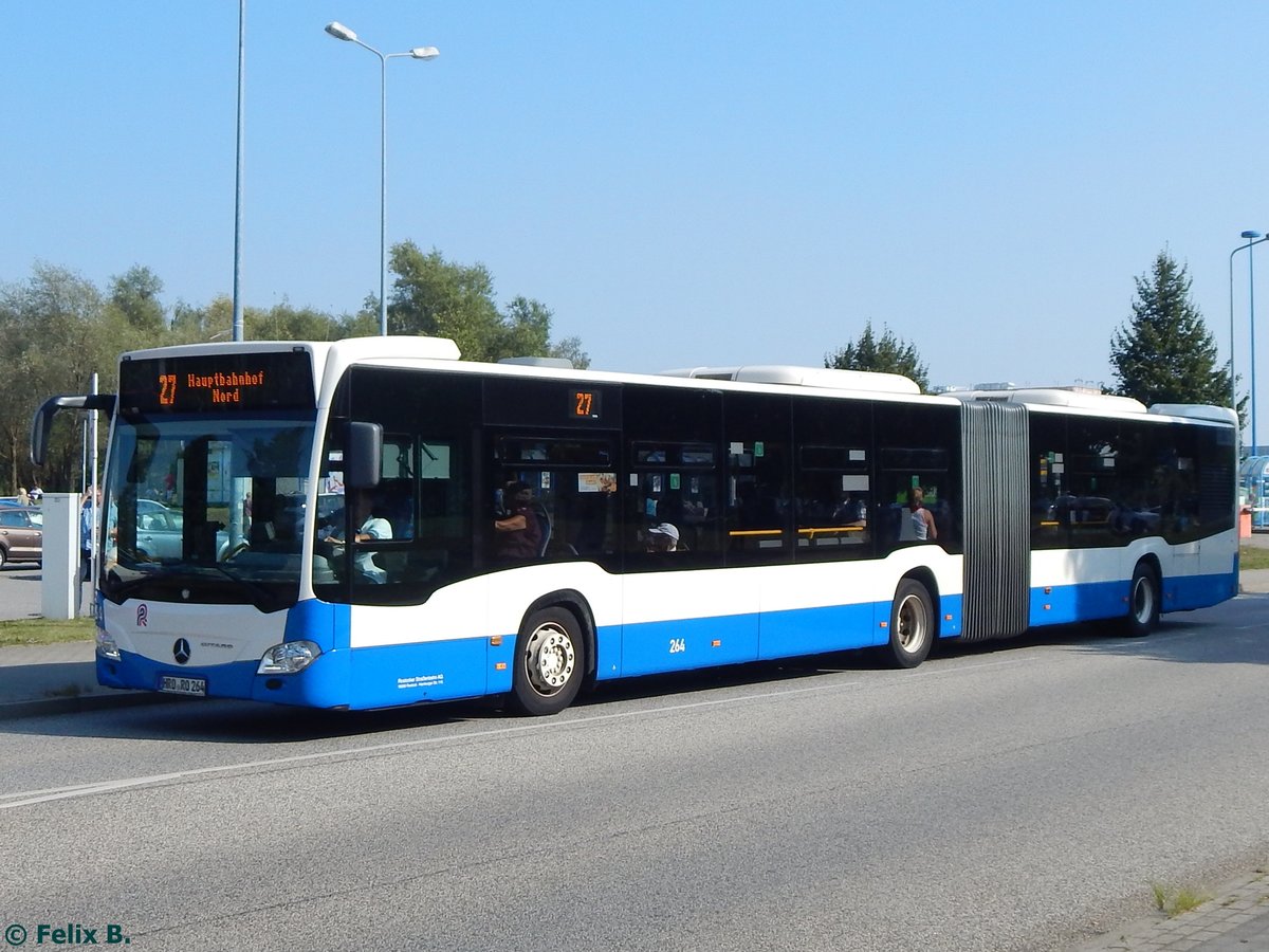 Mercedes Citaro III der Rostocker Straßenbahn AG in Rostock.