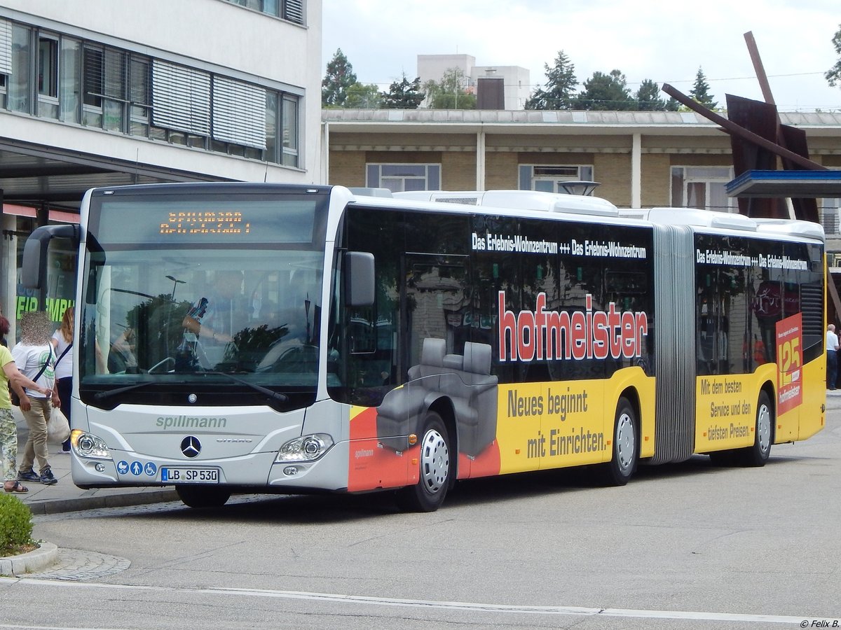 Mercedes Citaro III von Spillmann aus Deutschland in Bietigheim-Bissingen.