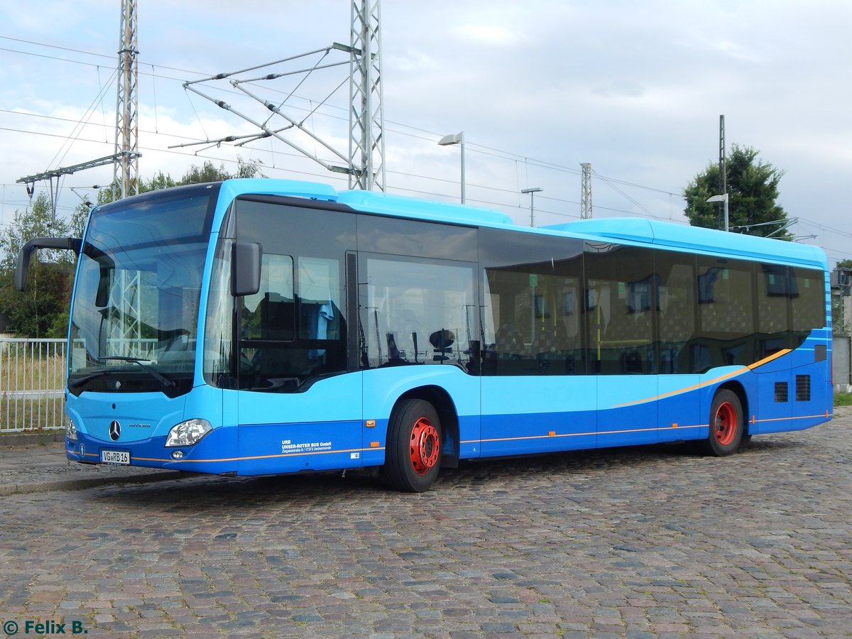 Mercedes Citaro III von URB aus Deutschland in Pasewalk.