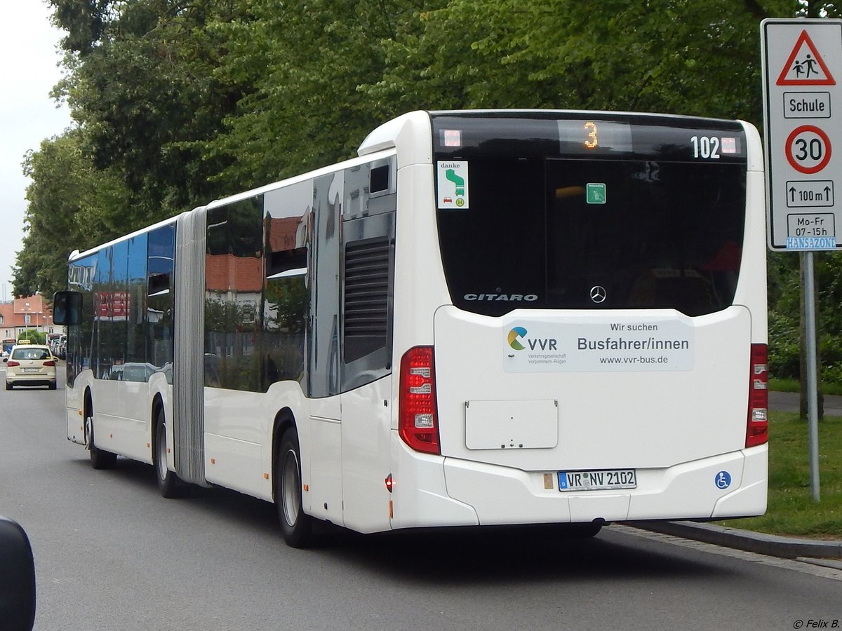 Mercedes Citaro III der VVR in Stralsund.