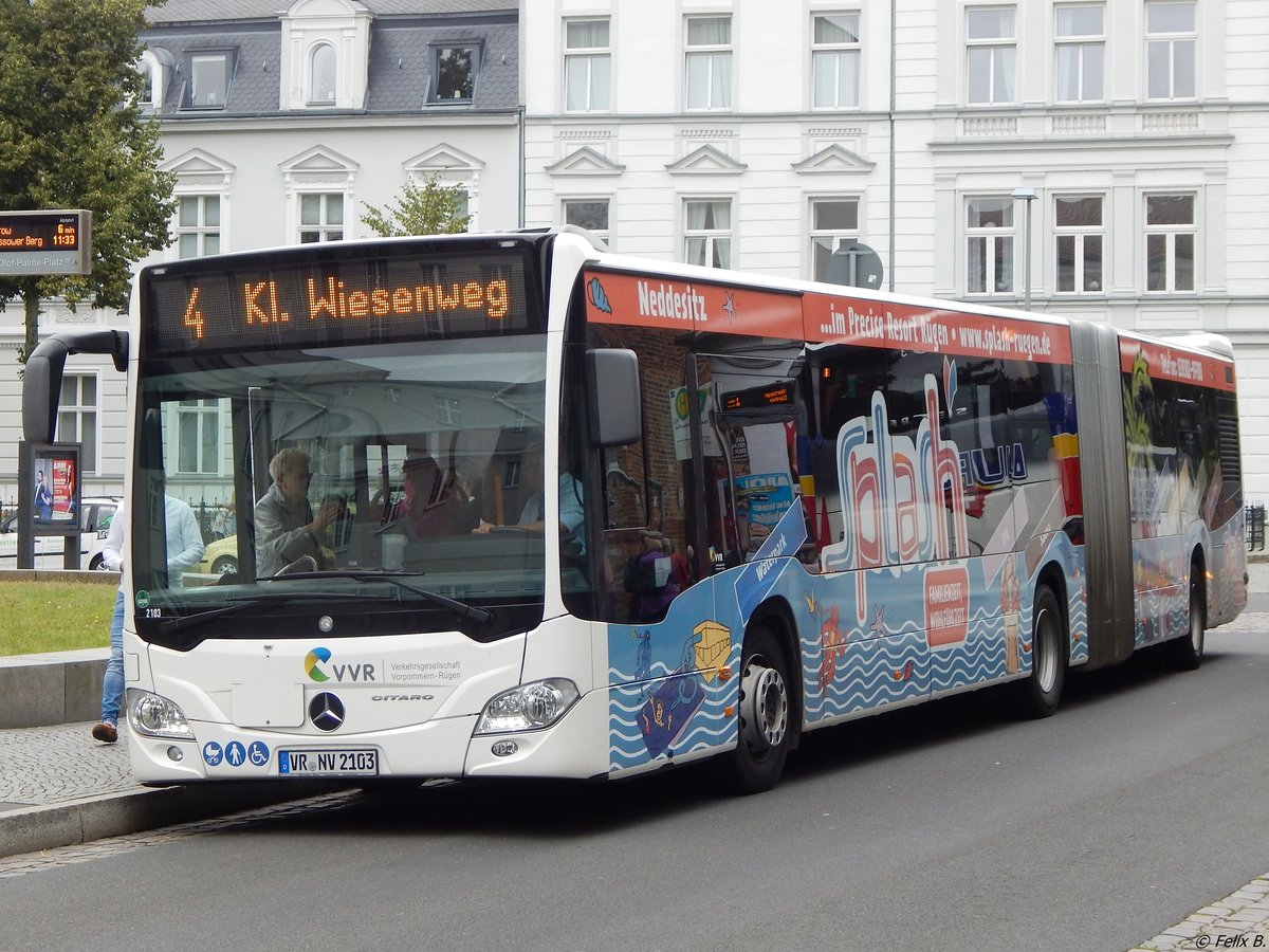 Mercedes Citaro III der VVR in Stralsund.