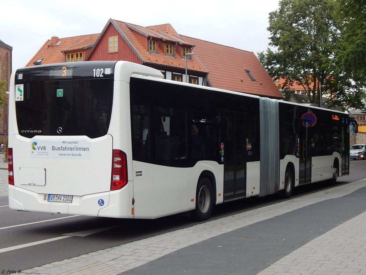 Mercedes Citaro III der VVR in Stralsund.