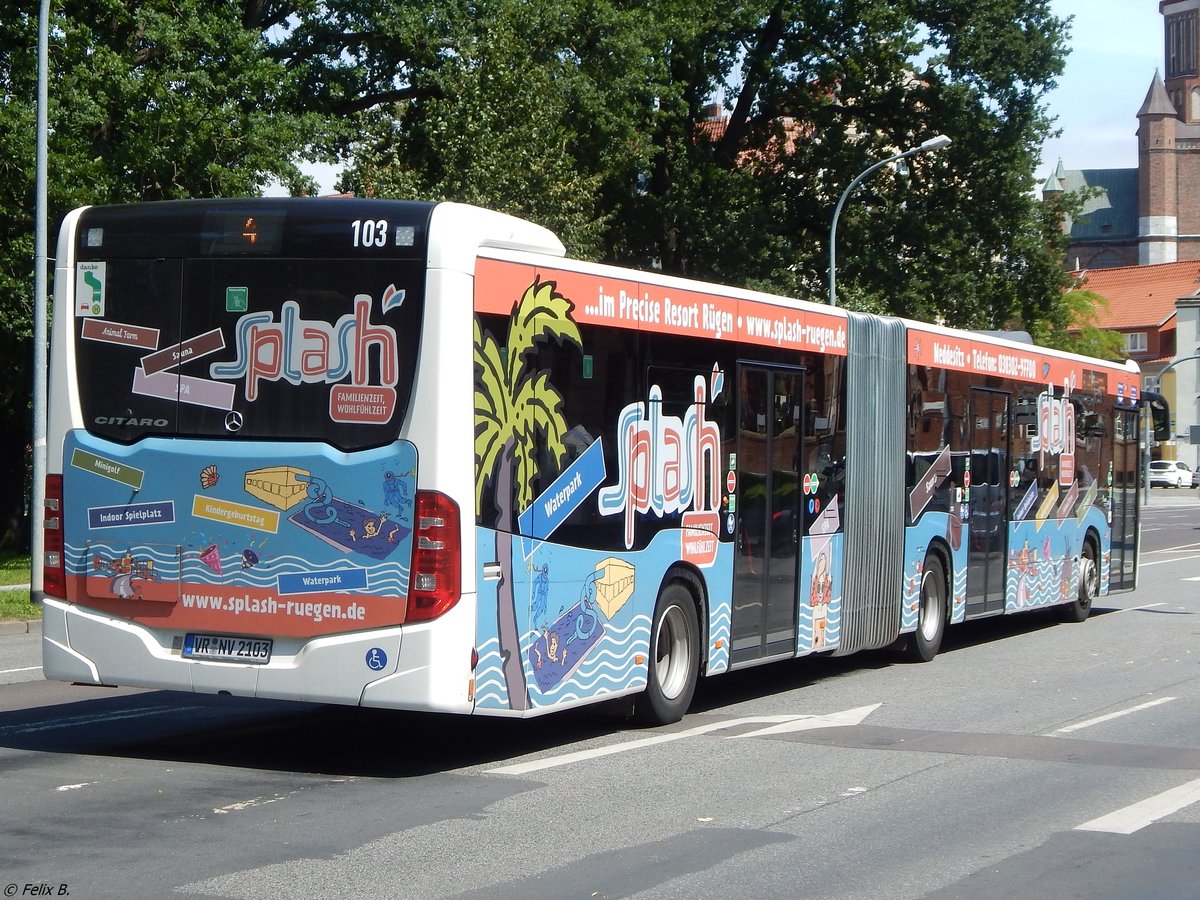 Mercedes Citaro III der VVR in Stralsund.