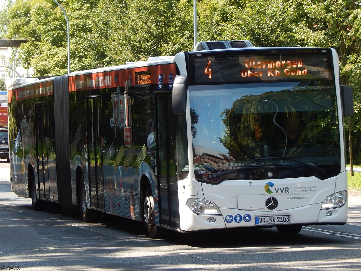 Mercedes Citaro III der VVR in Stralsund.