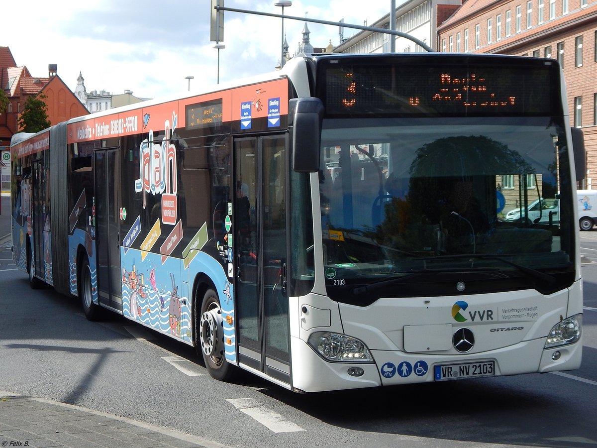 Mercedes Citaro III der VVR in Stralsund.