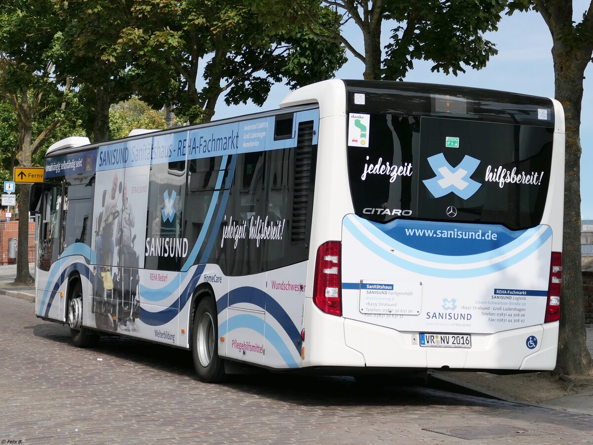 Mercedes Citaro III der VVR in Stralsund.