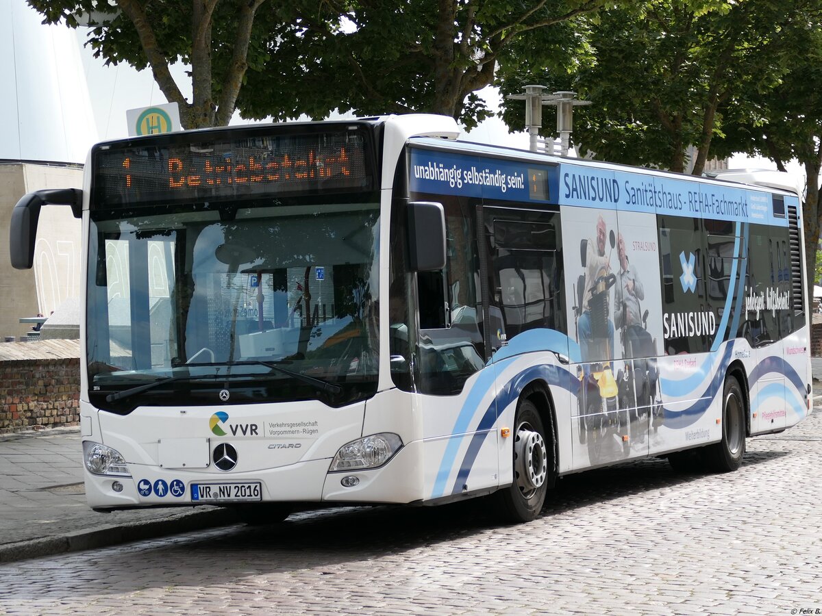 Mercedes Citaro III der VVR in Stralsund.