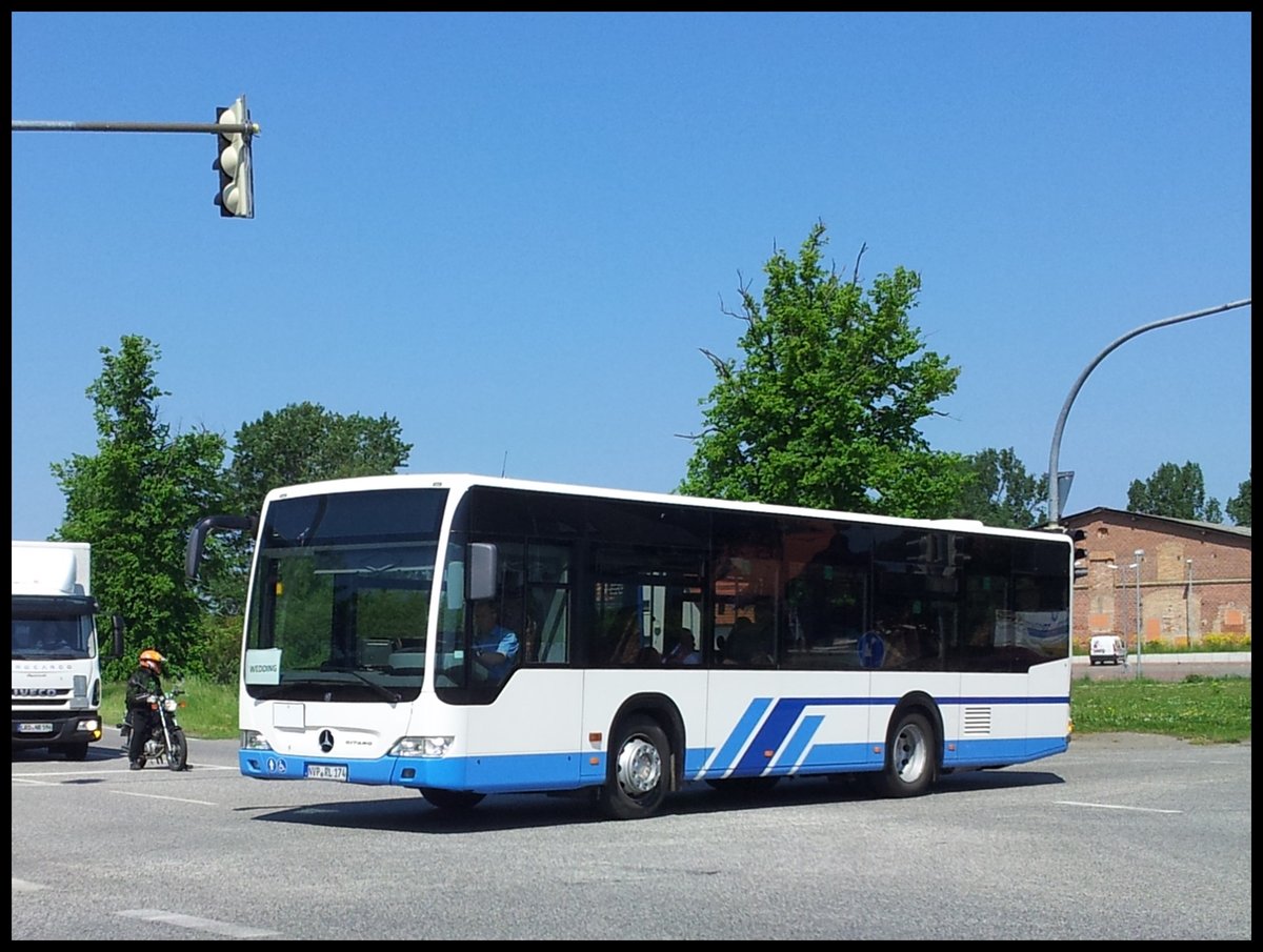 Mercedes Citaro K der VVR in Sassnitz.