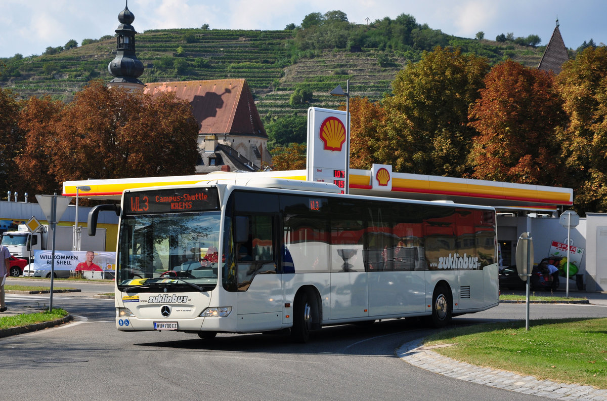 Mercedes Citaro von Zuklinbus aus sterreich in Krems gesehen.