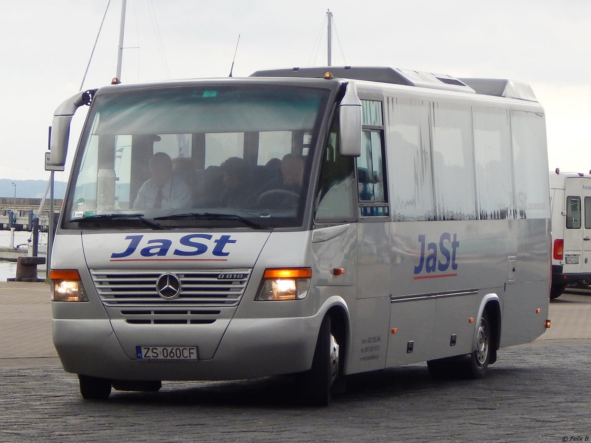 Mercedes Destino von Jast aus Polen im Stadthafen Sassnitz.