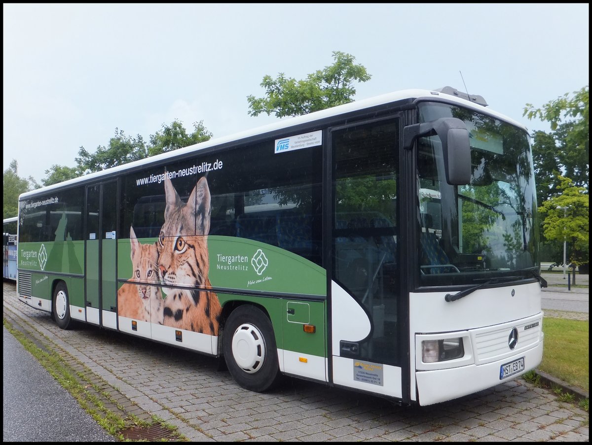 Mercedes Integro von Becker-Strelitz-Reisen aus Deutschland in Rostock.