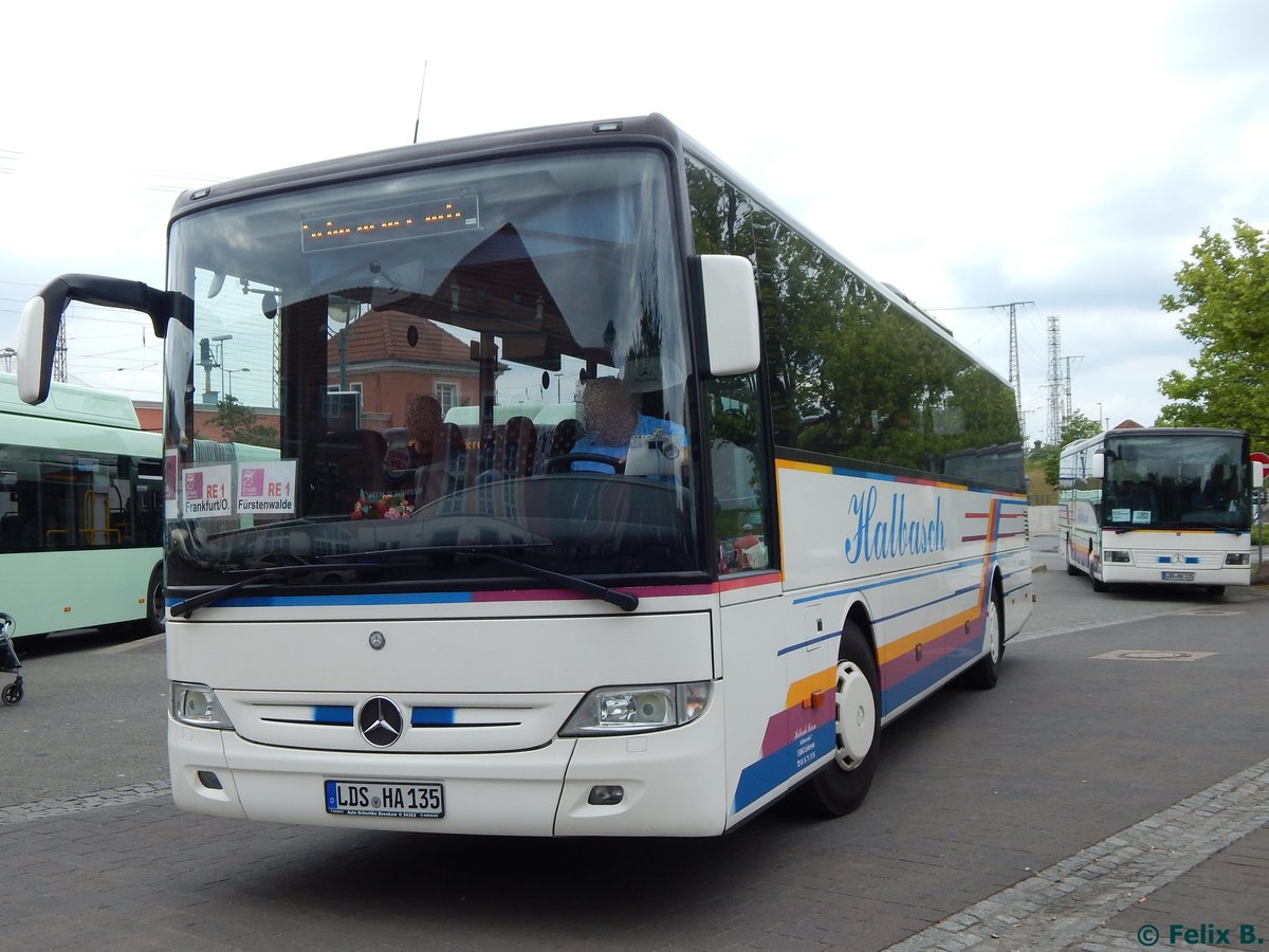 Mercedes Integro von Halbasch Reisen aus Deutschland in Frankfurt.