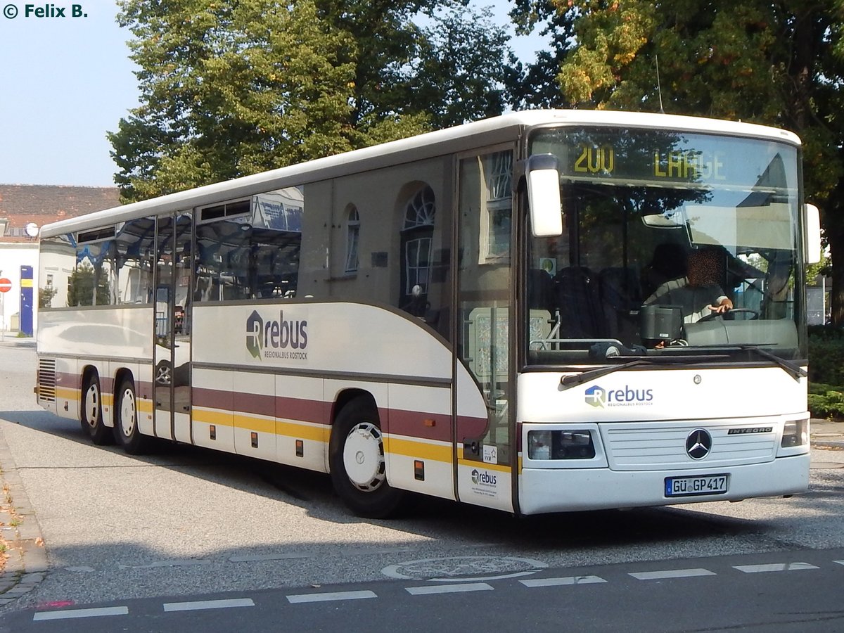 Mercedes Integro von Regionalbus Rostock in Güstrow.