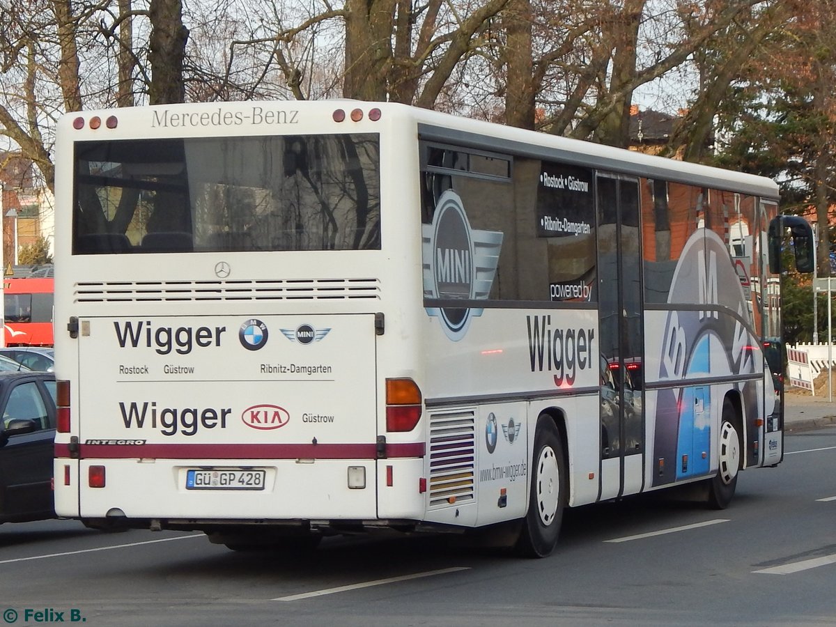 Mercedes Integro von Regionalbus Rostock in Gstrow. 