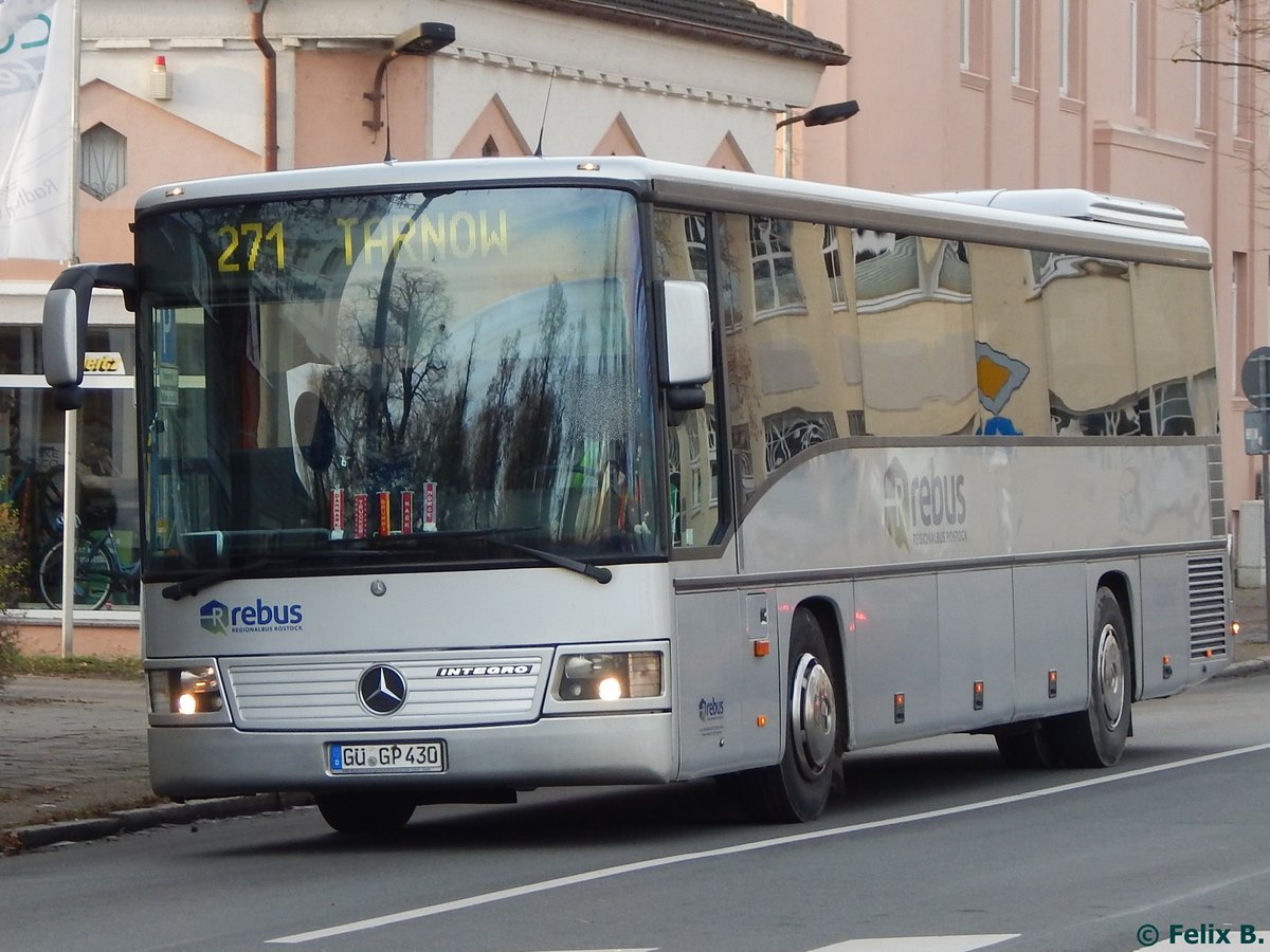 Mercedes Integro von Regionalbus Rostock in Güstrow.