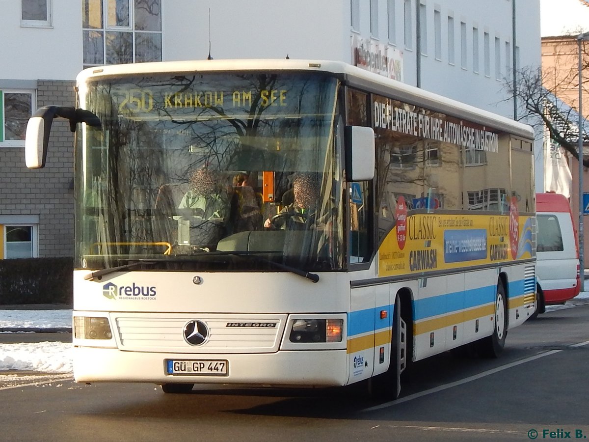 Mercedes Integro von Regionalbus Rostock in Güstrow.