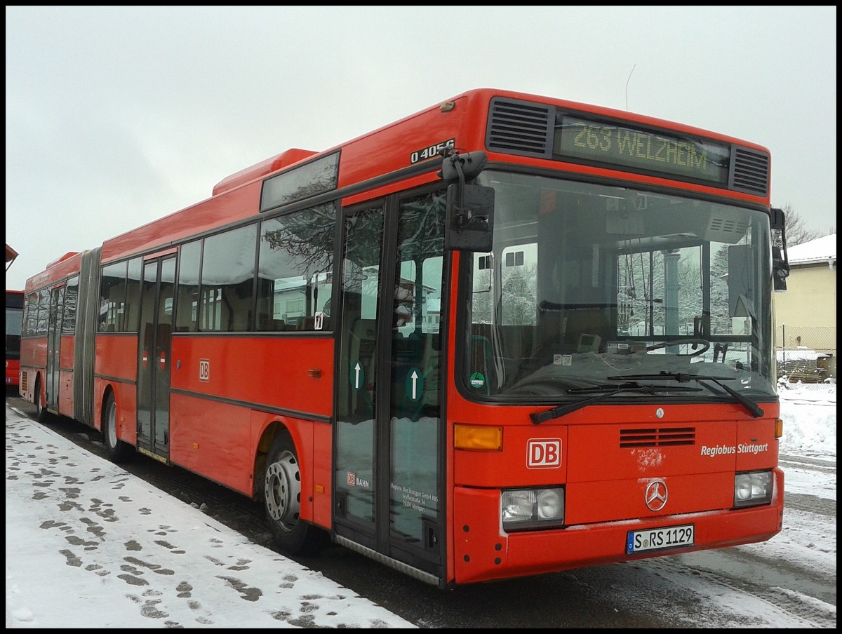 Mercedes O 405 G von Regiobus Stuttgart in Welzheim.