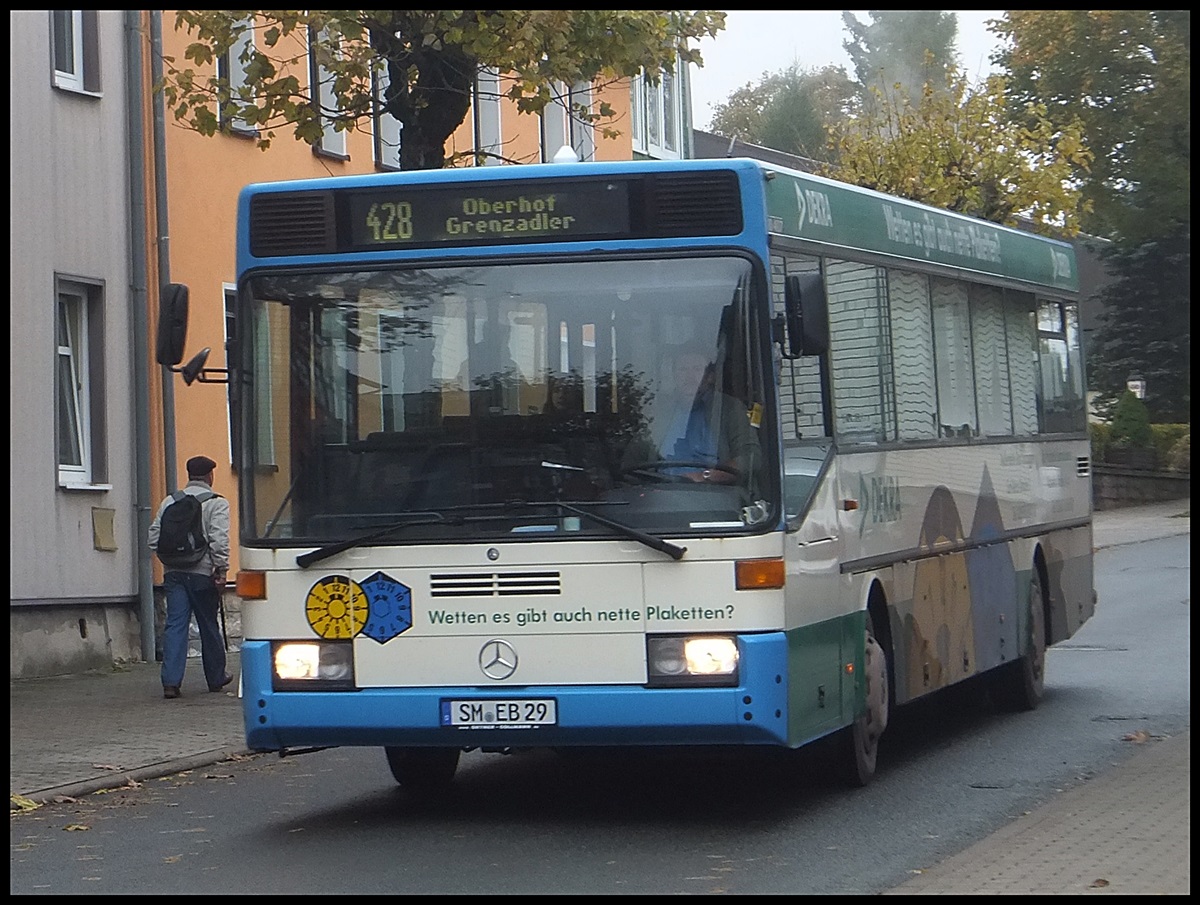 Mercedes O 407 der Meininger Busbetriebs GmbH in Oberhof. 